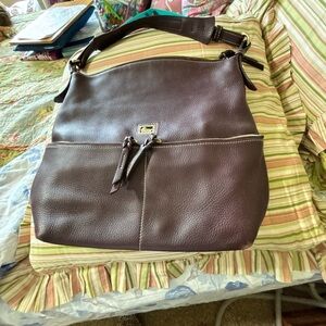 Dooney & Bourke Purple Shoulder Bag with Minimalist Design